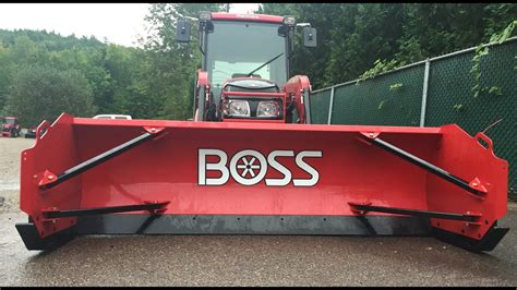 boss skid steer push box|boss sk8 r snow plow.